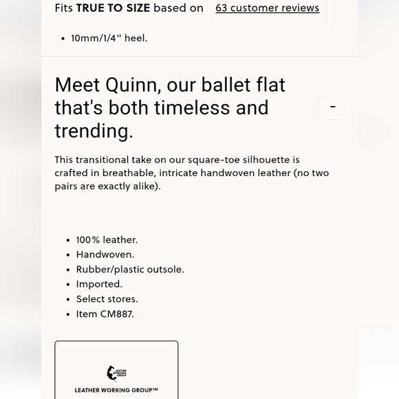 J. Crew Leather Woven Quinn Ballet Flat - Rich Hickory - Picture 4 of 11